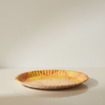 Eco-Friendly Disposable Paper Plates | Autumn Leaf Design (9-inch, White) - Image 2
