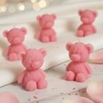 rosy teddy luxe candle pack handmade scented wax